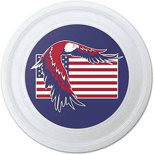 GRAPHICS & MORE Patriotic Red White and Blue American Bald Eagle Over USA Flag Novelty 9