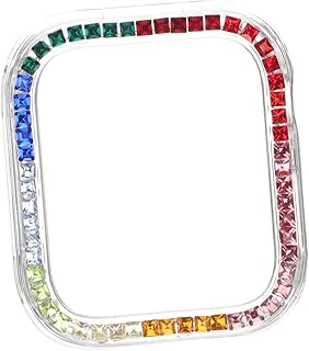 Levemolo Capa De Relógio Inteligente Acabamento De Borda Reloj Inteligente Protetor De Relógio Brilhante Capa De Relógio Com Glitter Capa De Relógio Brilhante Capa De Relógio Decoração De