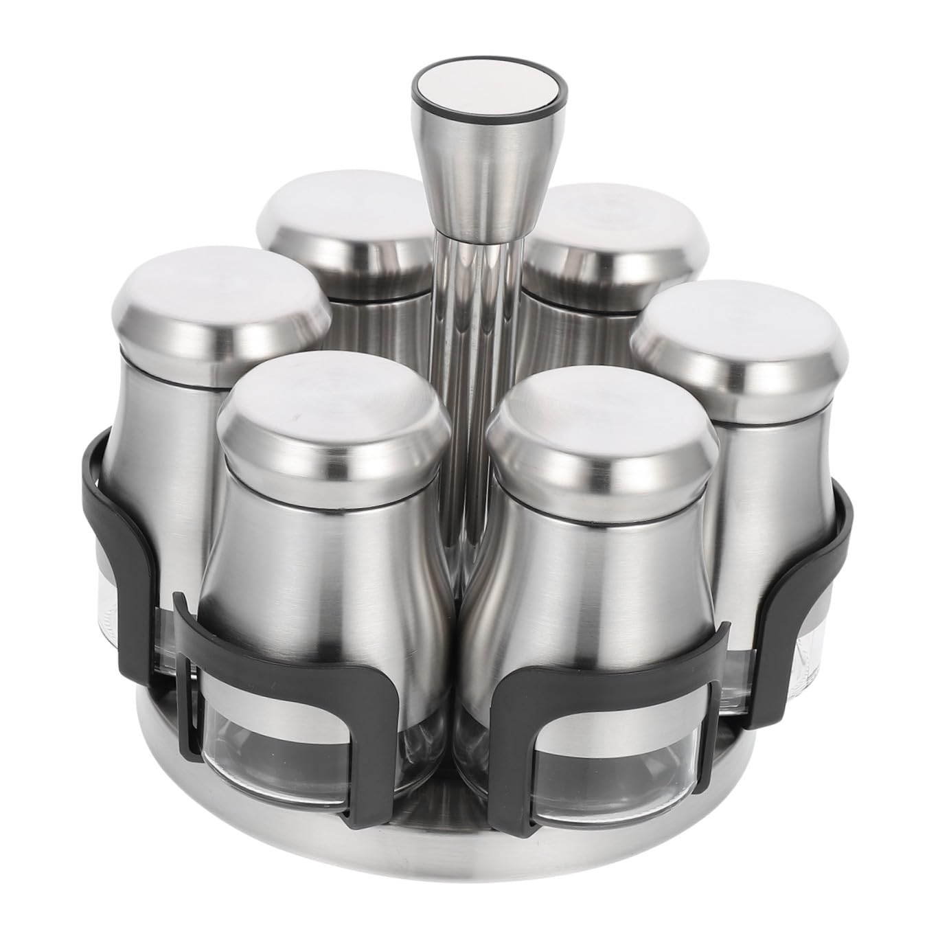 Pot à épices cuisine iplusmile : lot de 6 pièces avec salière et poivrière pratiques