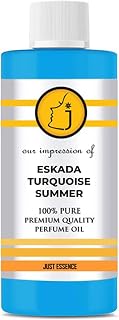 Eskada Turquoise Summer Fregrance Perfume Oil | Premium Quality Concentrated Fragrance | Pure Perfume & Cologne Oil for Personal Body Use | 8 Fl Oz