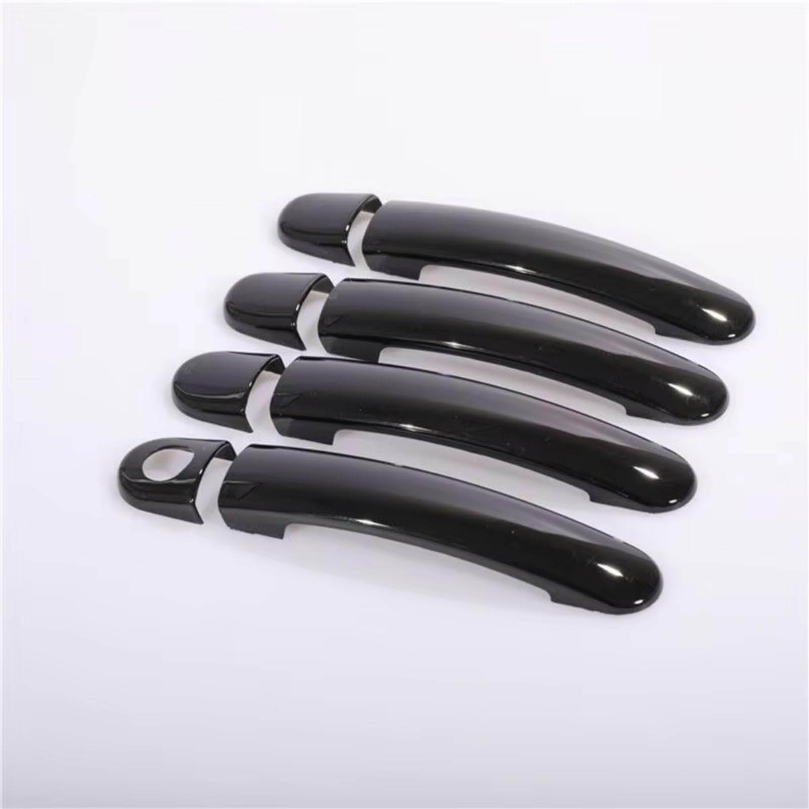 Iukmr B For Skoda For Fabia 6Y 1999-2006 Gloss Lack Chrome Car Door Handle Covers Accessories Stickers Car Outer Door Handle(B)