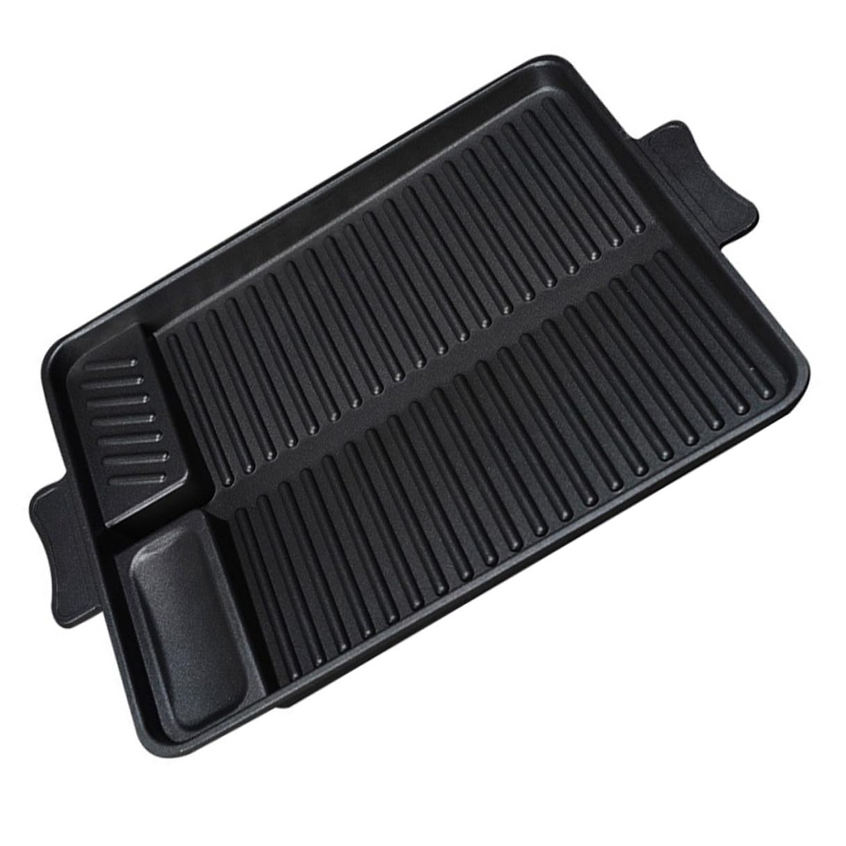 Plancha Rectangular Antiadherente para Barbacoa al Aire Bandeja de Horno Ligera y Resistente Sartén para Cocinar y Asar Gas Portátil para Camping y Picnic