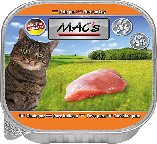 Produktbild von MAC's Cat Pute Pur Katzennassfutter - 16 x 100 g