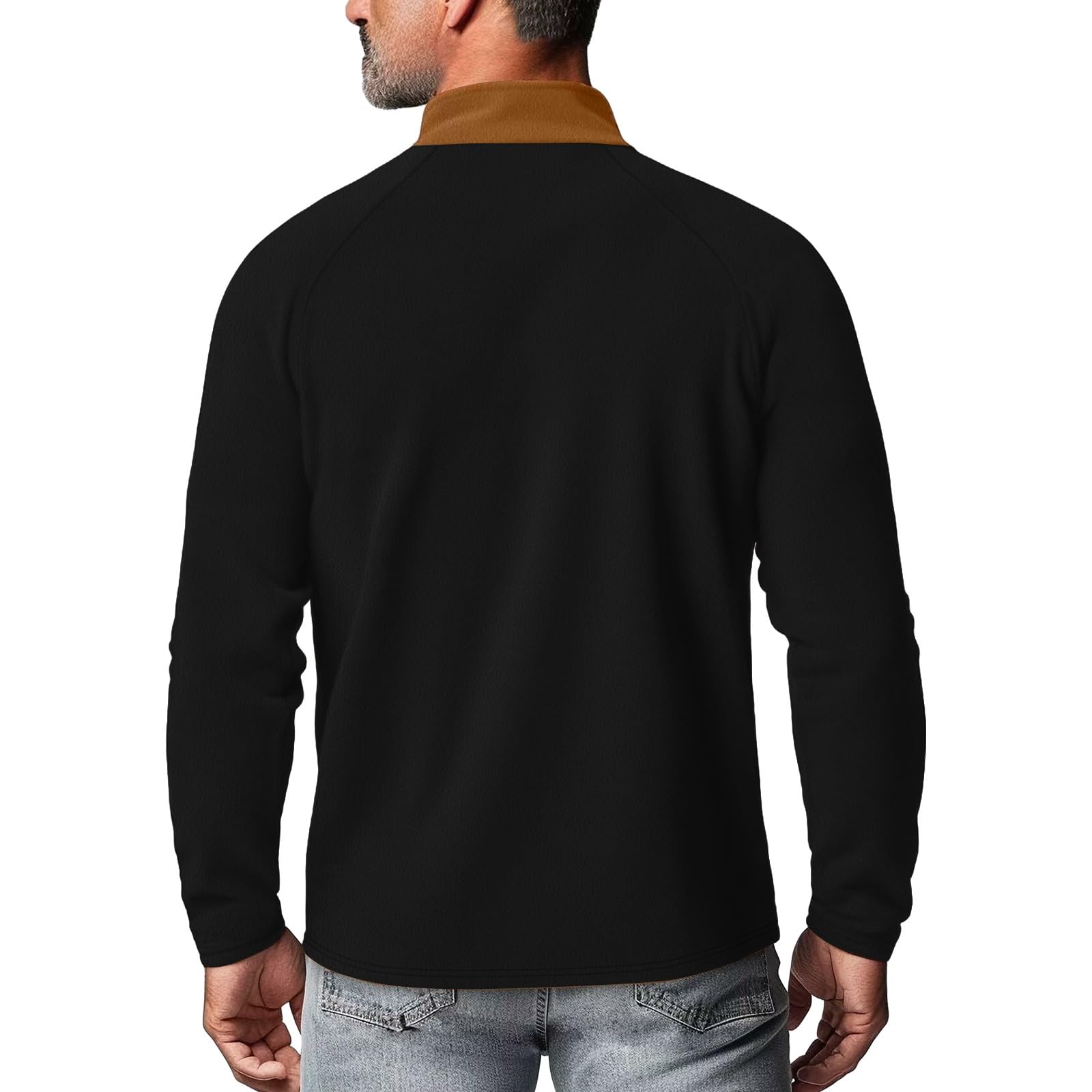 Sudadera Sin Mangas Hombre De Terciopelo Hombre, con Media Cremallera Y Cuello, Capucha para Exteriores Shorts Men's Clothing Mujer Muscle Fit Camisas Manga Larga Cortavientos Running
