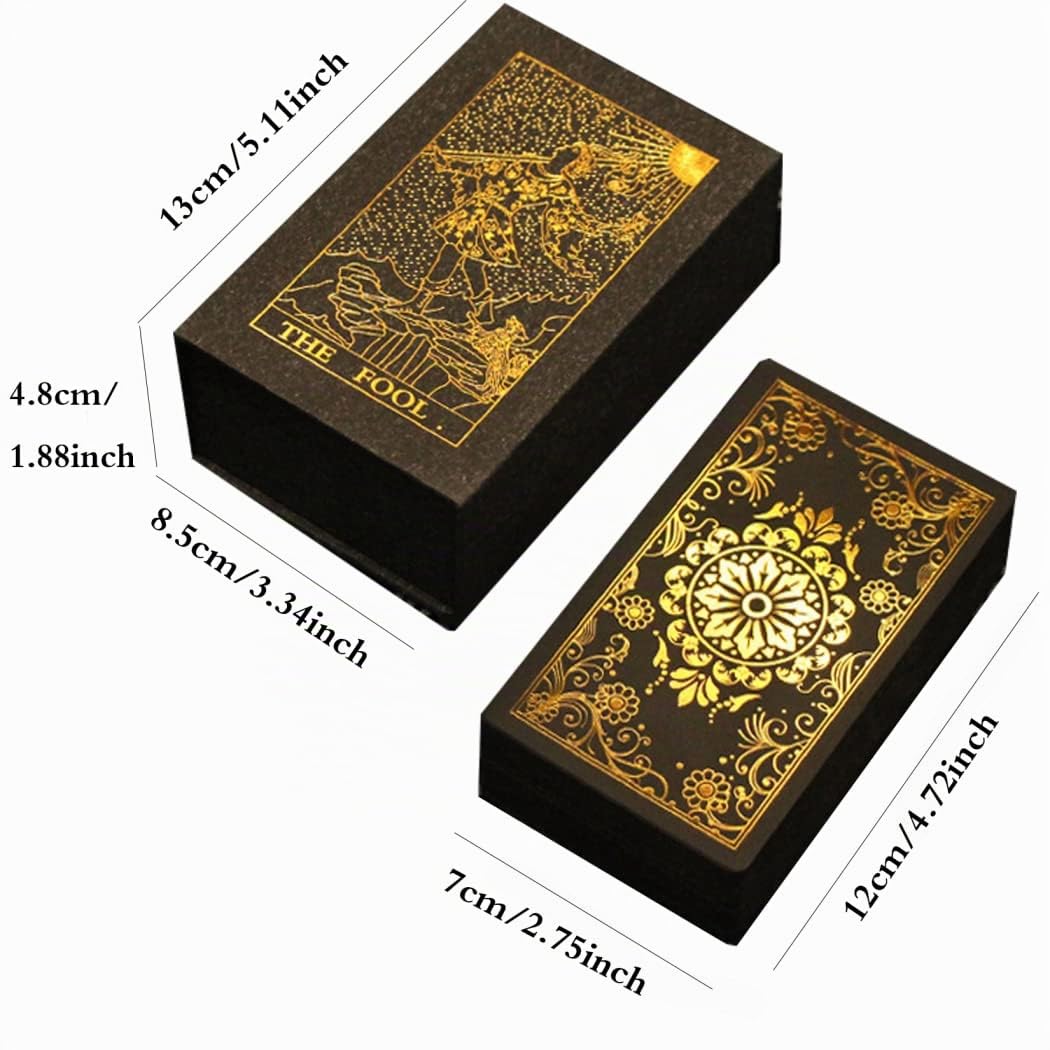 Jeu De Tarot Ours – 78 Cartes Avec Symboles Et Guide – Lecture Intuitive Et Méditation – Cadeau Spirituel