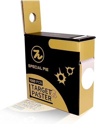 Vista 22 de Shooting Target Pasters, 0.8-inch Round Target Stickers with Sticker Dispenser, Ideal for USPSA, IPSC, IDPA, 1000 Per Box 2 Pack negro,2 Pack