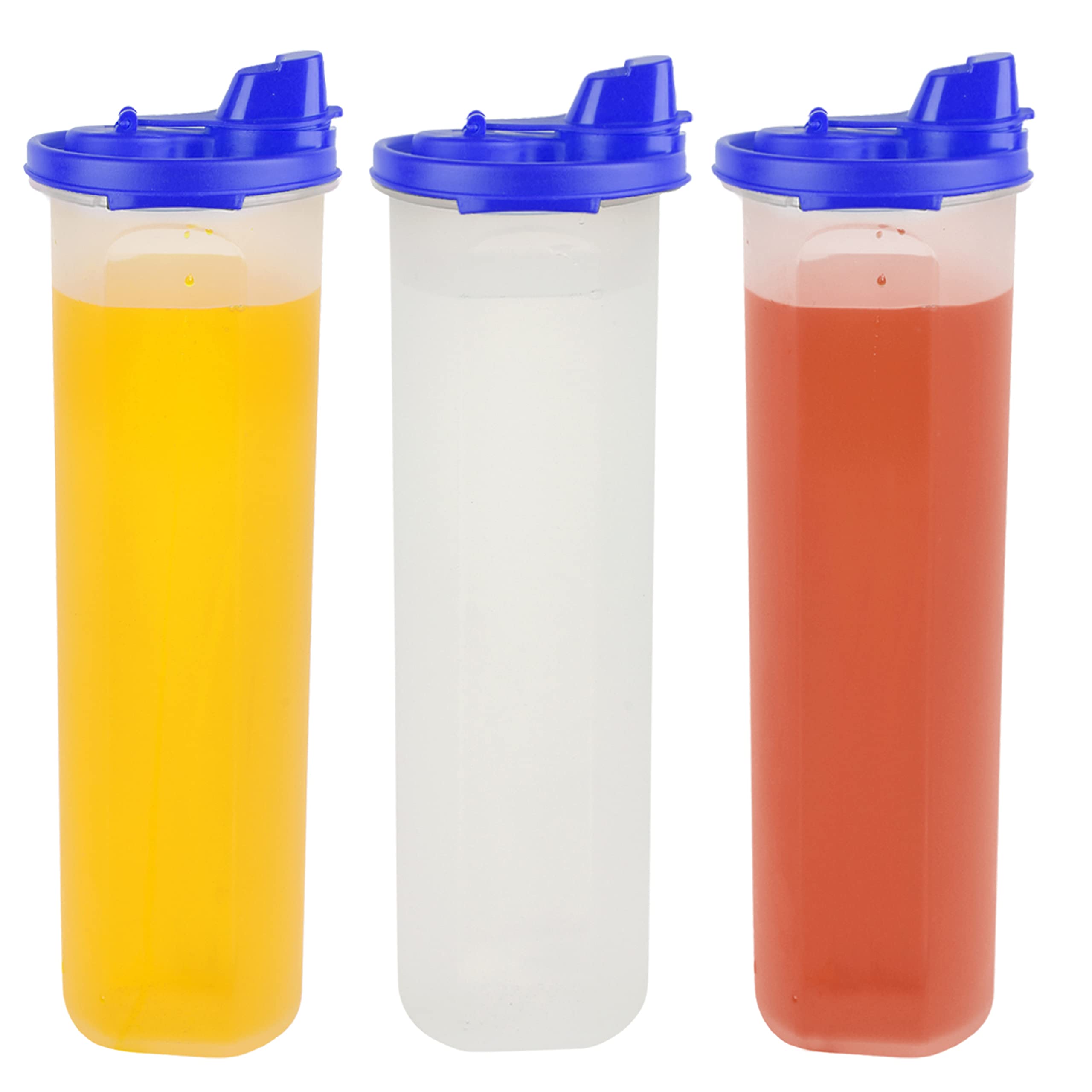 SIMPARTE Set of 3 Blue Plastic Oil Dispensers – 1100ml Each with Flip-Top Pouring Nozzle | Leak-Proof Oil Pourer & Container for Cooking and Kitchen Use | Easy Flow, BPA-Free for Everyday Use-image-47