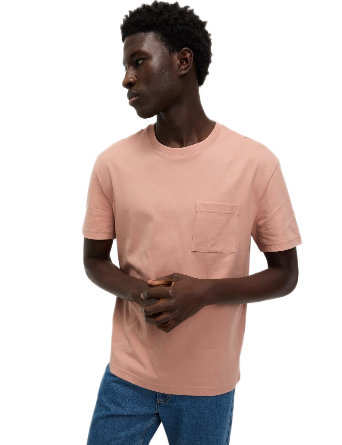 marks & spencer Men's Cotton Regular Fit Round Neck T-Shirt-picture-19