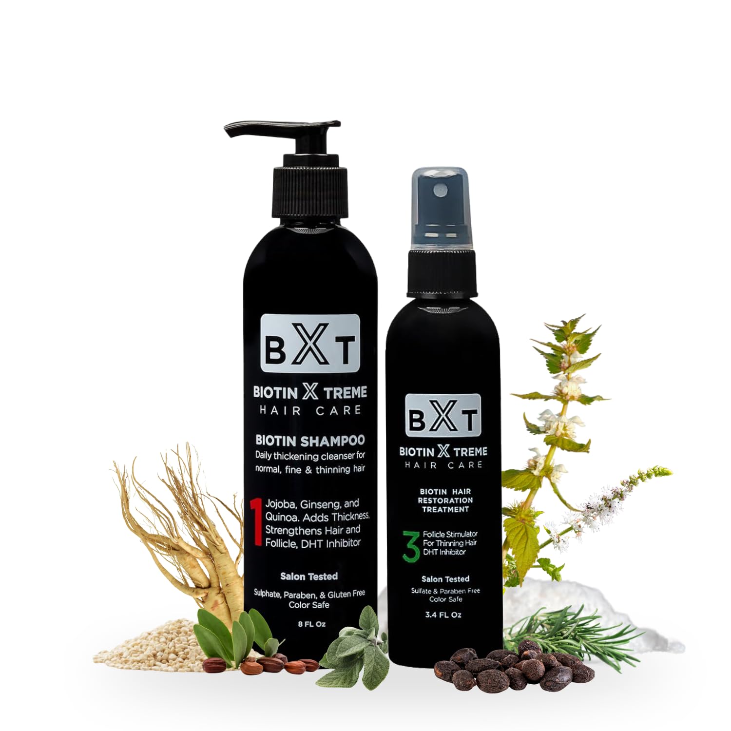 Amazon.com : Biotin X Treme Hair Growth Bundle: Natural Shampoo (8