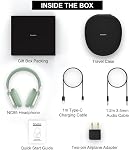 Srhythm NiceComfort 95 Hybrid Noise Cancelling Headphones Wireless | Bluetooth with Transparency,ENC,HD Sound,Slim Headphones Lightweight