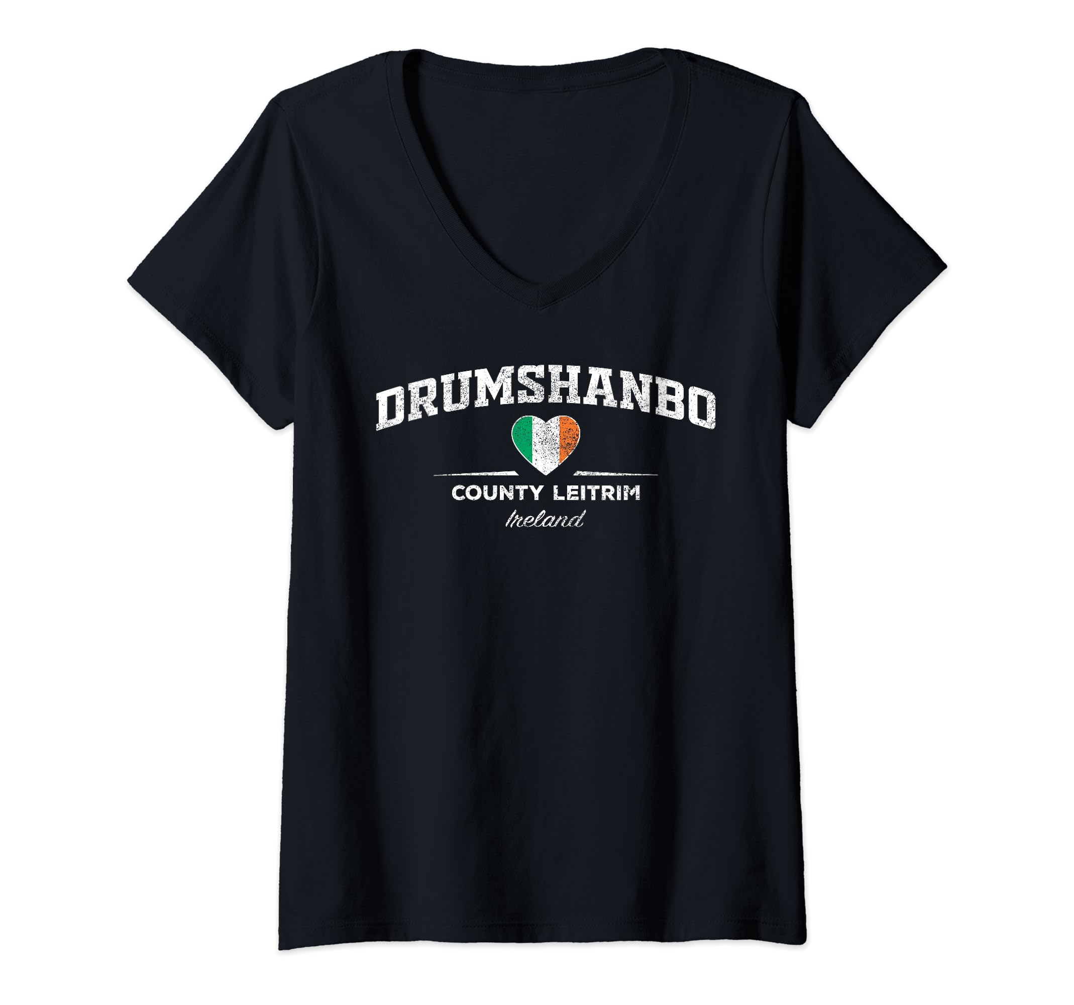 Womens Drumshanbo Ireland V-Neck T-Shirt