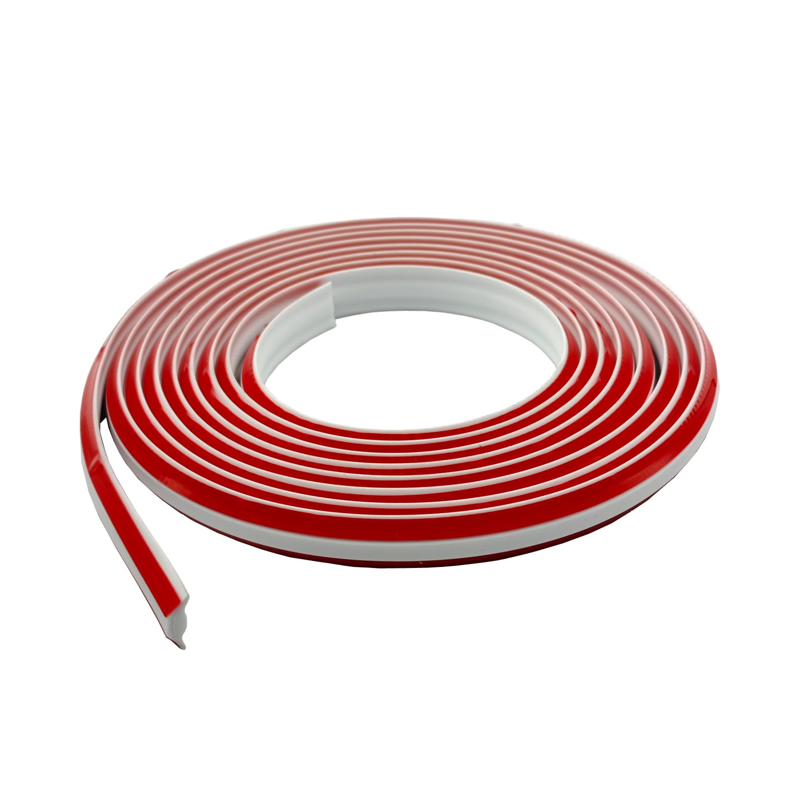Bordure d'angle intérieur flexible blanche autocollante pour meubles et sol