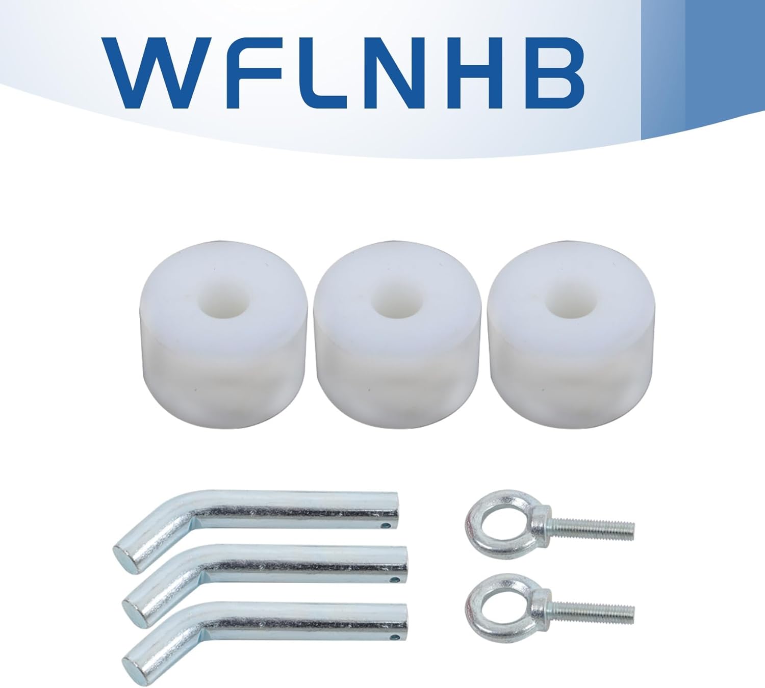 WFLNHB 2" 6500lbs Forklift Trailer Hitch Receiver, Towing Capacity Forklift Tow Hitch, Dual Pallet Forks Compatible