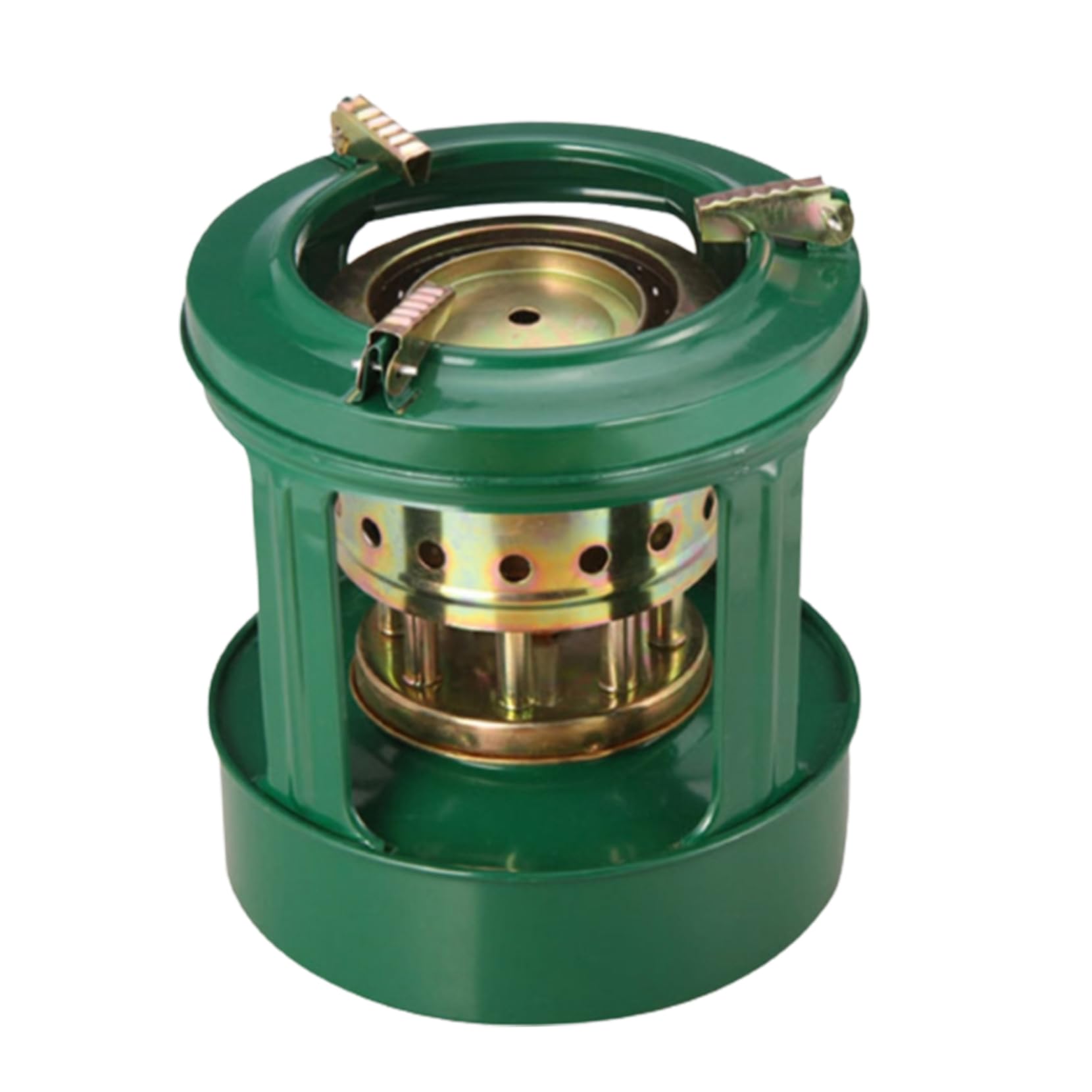 1PC Kérosène poêle 1L Capacité portable Portable 8 Wicks Camping Stove Outdoor Picnic Iron Small Kerosène Chauffage pour la cuisson