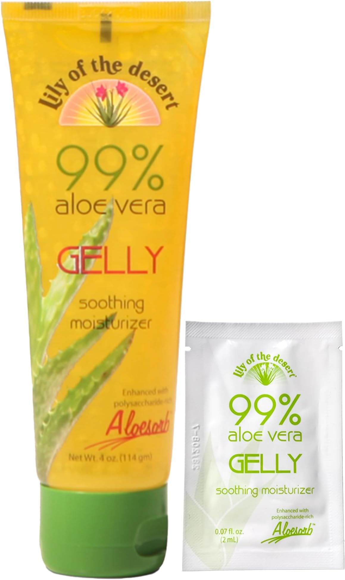 Lily of The Desert Aloe Vera Gelly Soothing Moisturizer, 4 Ounce