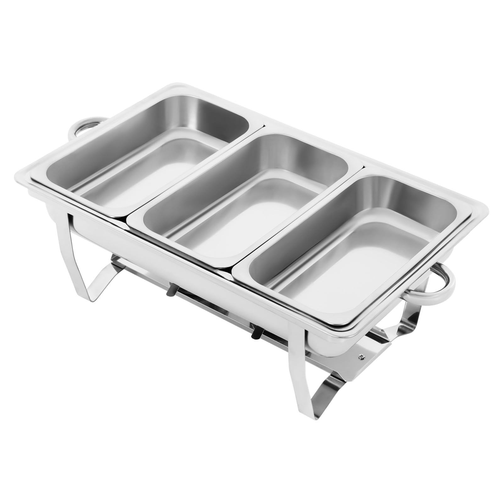 Chafing Dish Buffet Set da 7,5 l, in acciaio inox, contenitore caldo per alimenti, contenitore per alimenti a buffet, per catering, buffet e feste