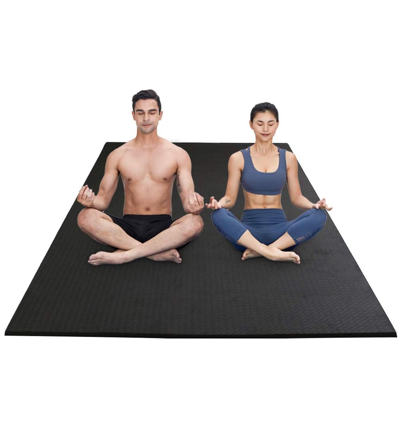 Tapis Sport Fitness Grande 200×130cm 15mm Epais Tapis de Yoga Antidérapant XXL Tapis de Gym Pilates Exercice avec Sac de Yoga