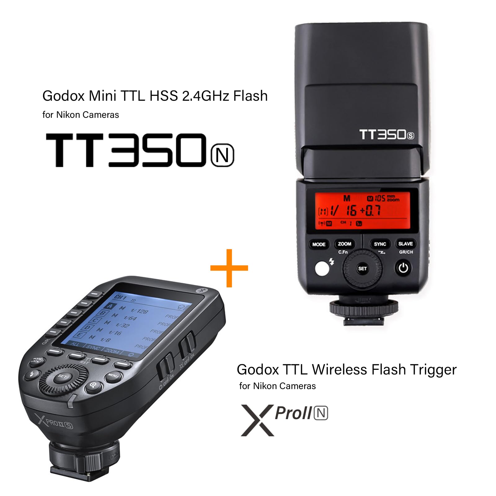 Amazon.com : Godox TT350 Mini Thinklite TTL Flash with Trigger for