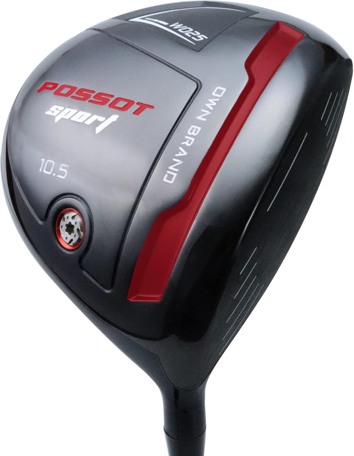 Golf Driver - Right Handed Golf Club Driver, 10.5 Degrees of Loft, 45-inch Titanium Golf Club Driver, Available in Regular and Stiff Graphite Shaft, Black, 470CC