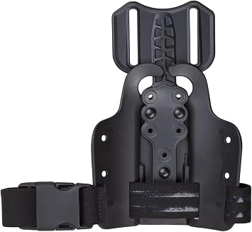 Drop Flex Adapter Adjustable Drop Leg Platform Polymer Leg Shroud Adapter for Holsters and Magazine Pouche Quick Locking