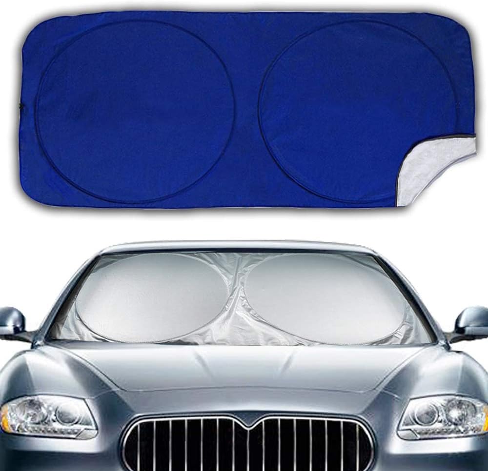 Hippo Car Sun Shade, Front Car Windshield Sunshade Keeps Vehicle Cool