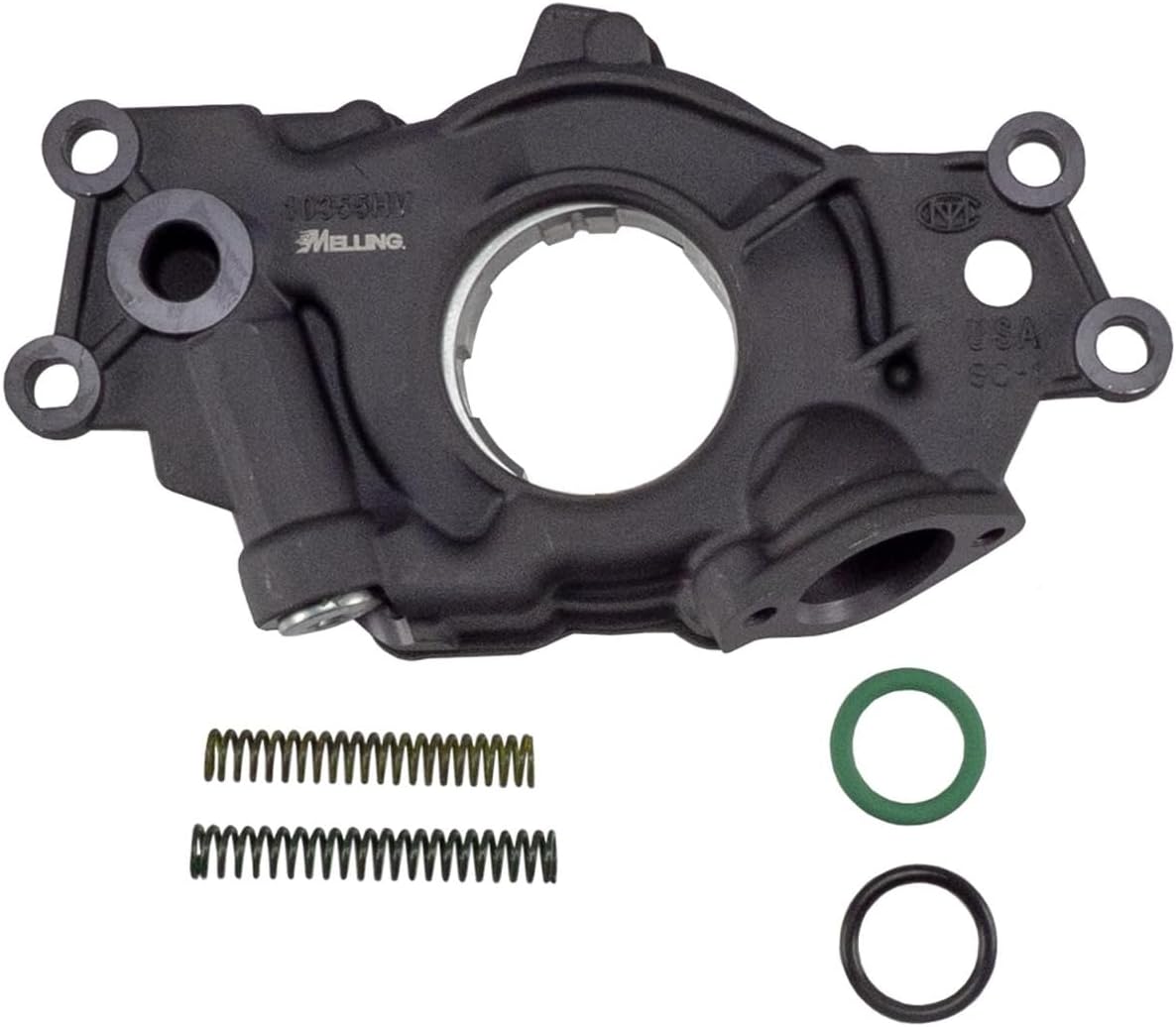 Melling Oil Pump, Wet Sump, Internal, High Volume, High Pressure, 7/8 in Inlet