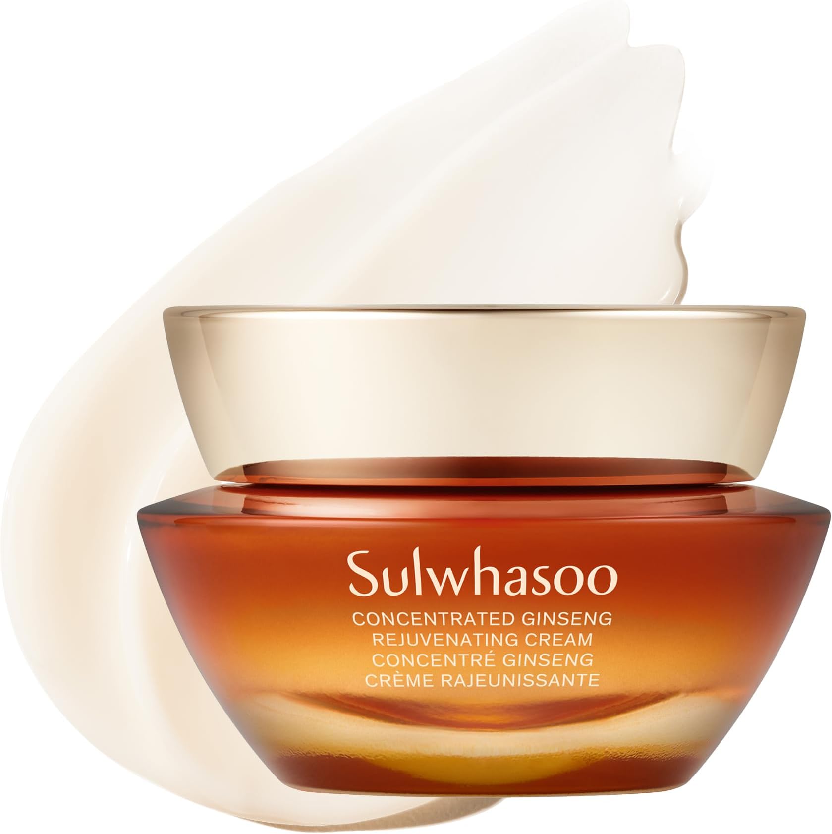 Sulwhasoo Concentrated Ginseng Rejuvenating Cream- Korean Ginseng & Peptide Anti-Aging Moisturizer with Vitamin C Derivative & Squalane for Wrinkles & Deep Hydration (Packaging May Vary)