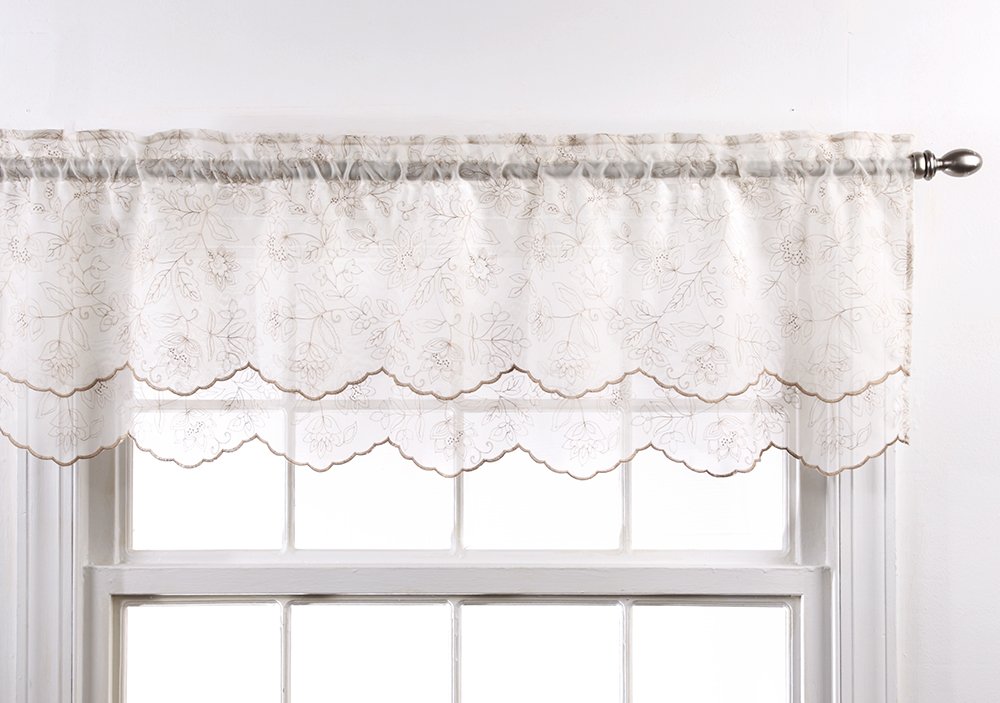 StylemasterPolyester, Beige, 55 in x 17 in | Valance