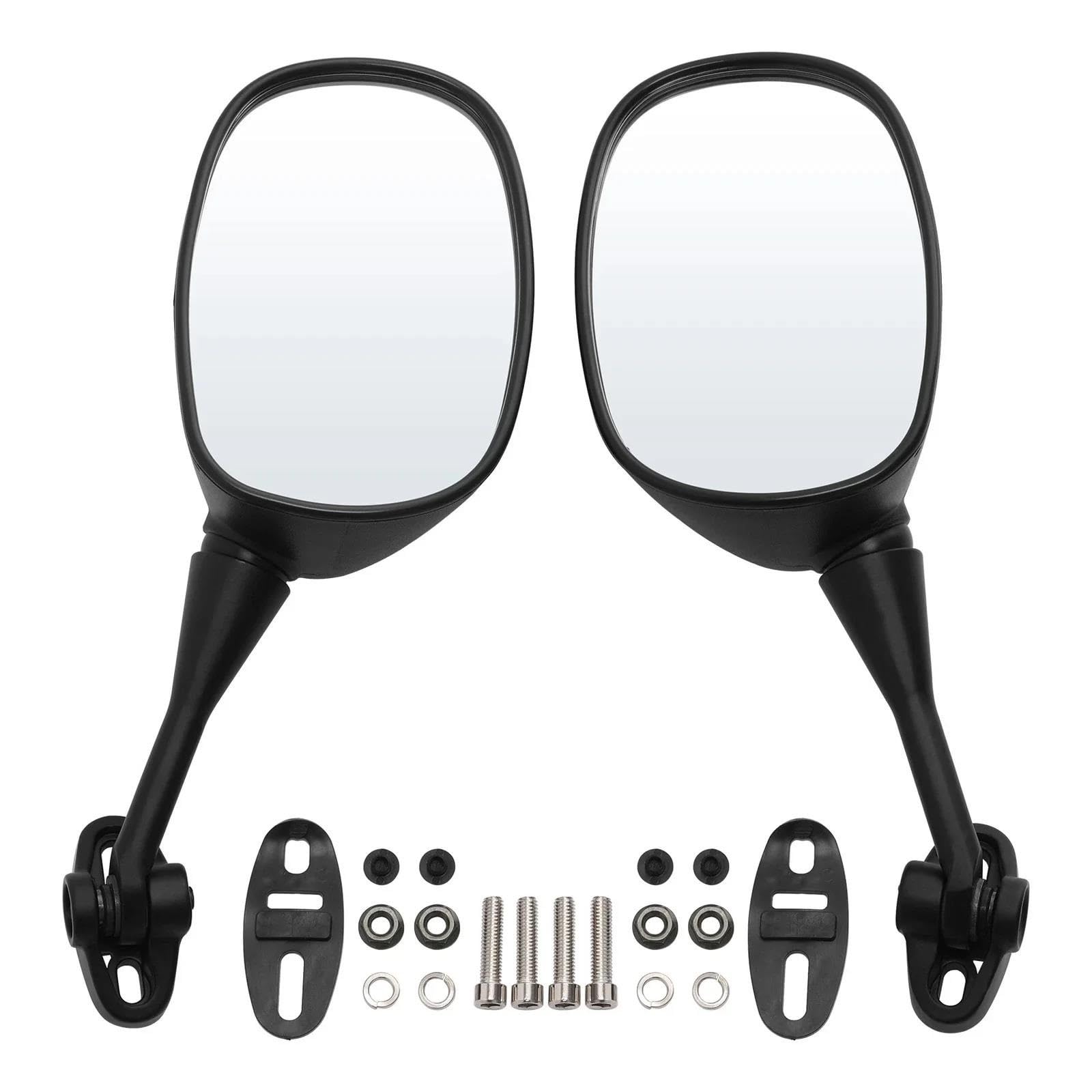 Rétroviseurs de moto pour CBR600 F4 F4I et CBR900 919 en noir mat