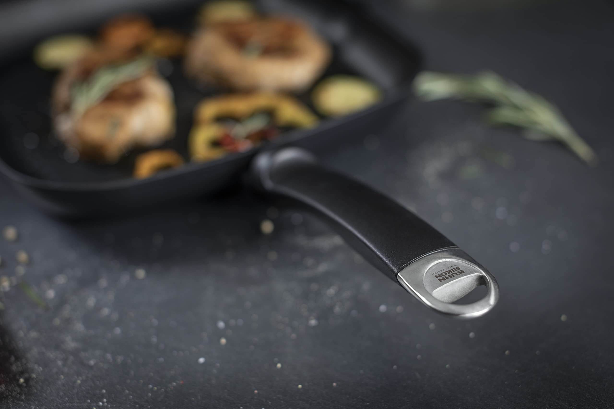 KUHN RIKON Titanio Star Grill - Sartén (28 cm, inducción, aluminio)