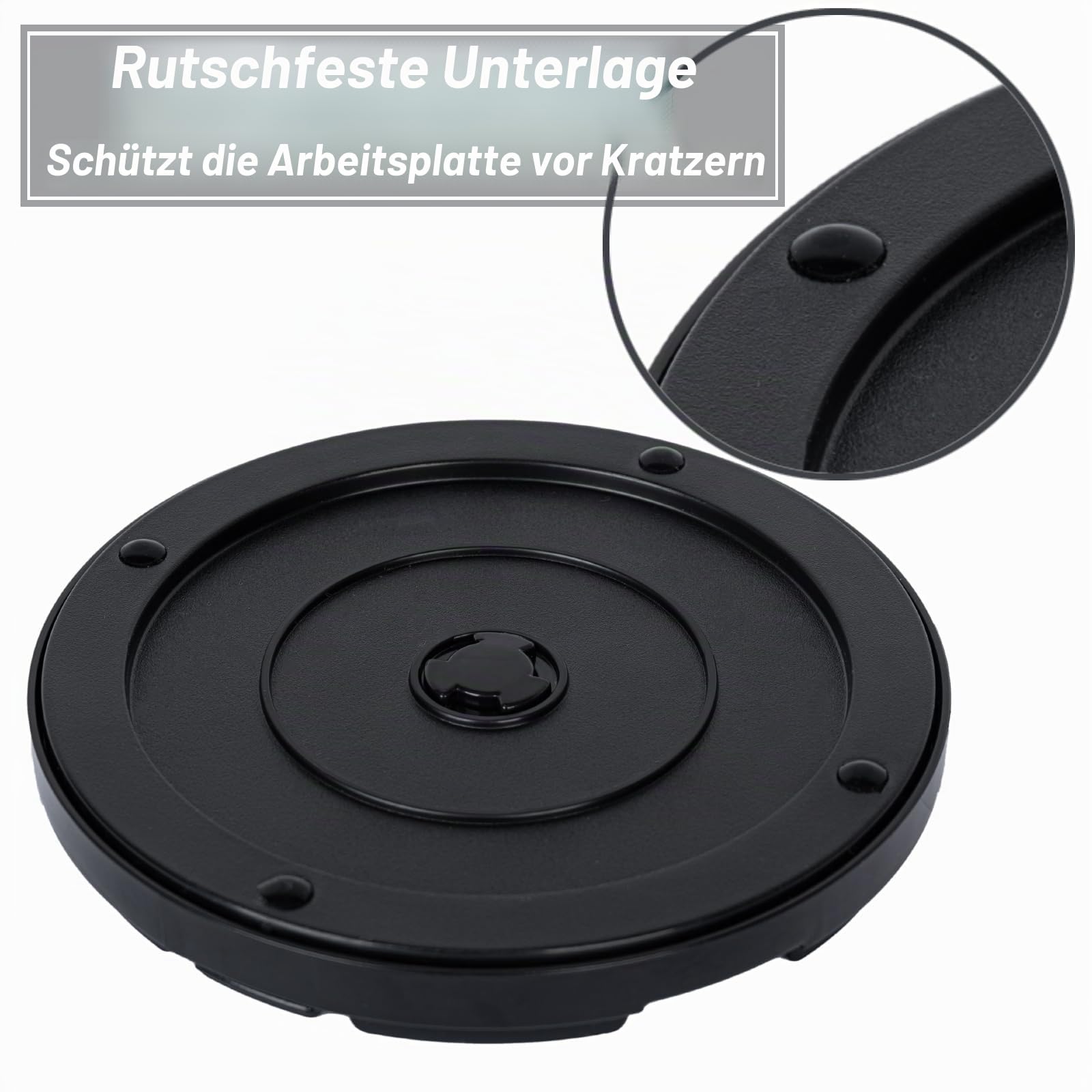 360° drehbar Küchenutensilienhalter für Arbeitsplatte groß Utensilienhalter Küche für Küchentheke Edelstahl Utensil Organizer für die Arbeitsfläche Utensilientöpfe 3 Fächer