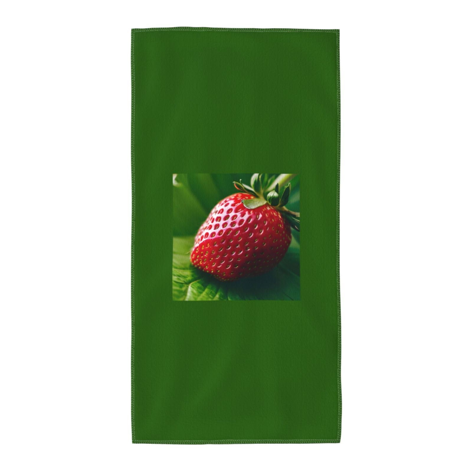 JBJGKHLP Strawberry Print Adults Extra Long Beach Towel Soft Absorbent Quick-Dry Gym Swimming Running Yoga