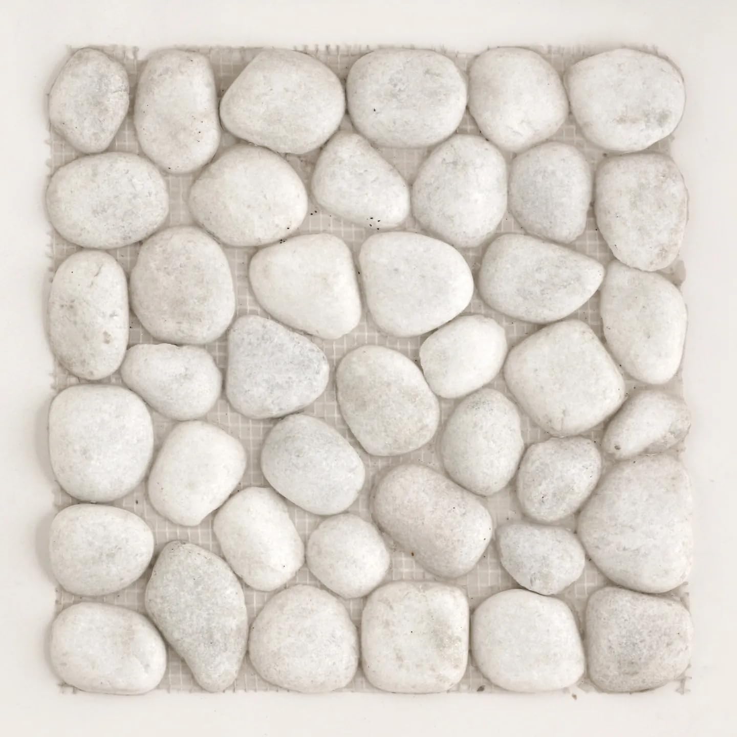 Stonestories Crystal White Pebble Marble Mosaic Tile for Wall Cladding and Flooring � 30 cm x 30 cm Tile-image-18