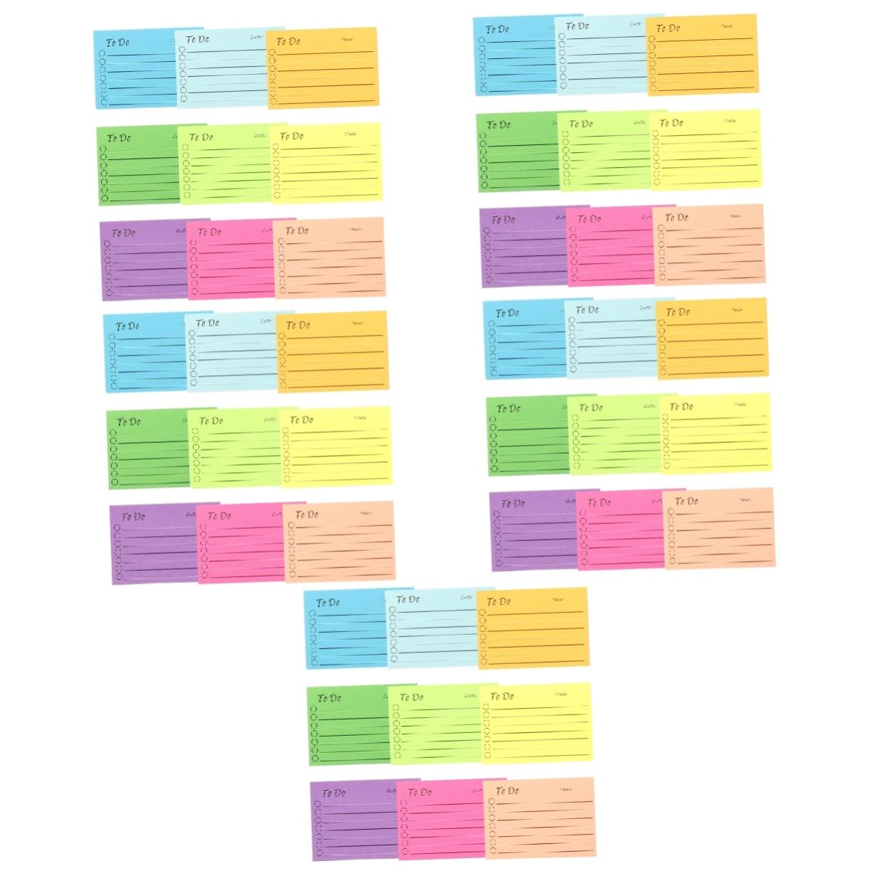 45stücke Teiliges Fluoreszierender Haftnotizen Bunte Selbstklebende Memo Pads Für Büro Und Schule Für Notizen Erinnerungen Und Planung