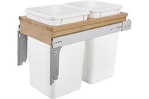 Rev-A-Shelf 12 Inch Pull Out Trash Can for Kitchen
