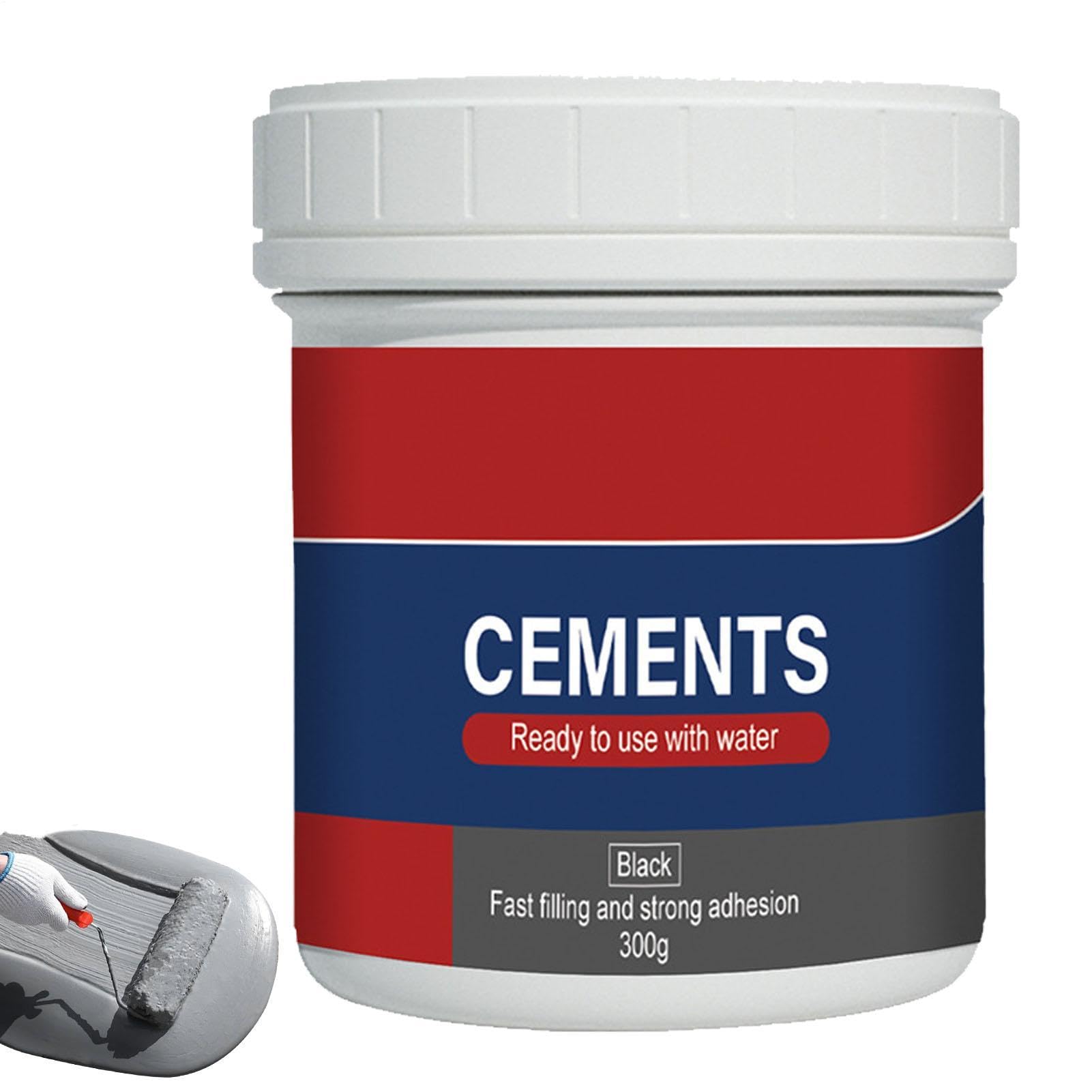 GuimMCanLin Crack Filler & Floor Repair Cement Quick Dry, 300g, Cement Ready Mixed For Outdoor, Heavy Duty Concrete Crack Repair Adhesive & Waterproof Sealant, For Patios, Sidewalks, Pool Decks