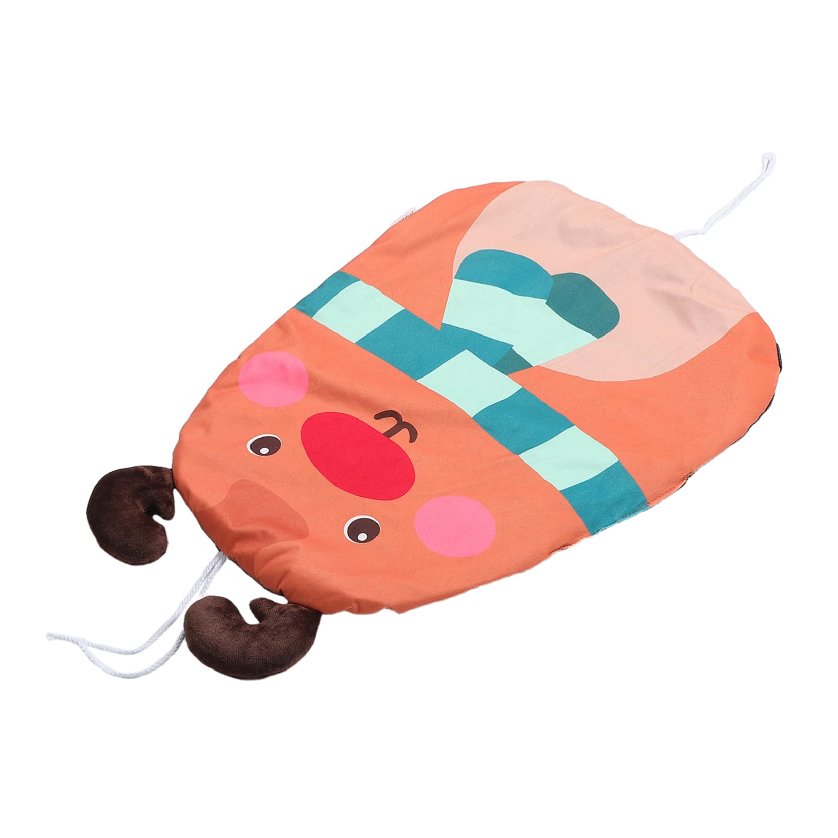 BESPORTBLE Cute Reindeer Design Pet Mat Dog Cat Bed Cushion with Breathable PP Cotton Machine Washable Floor Sleeping Pad for Small Pets Durable and Stylish Dog Crate Mat