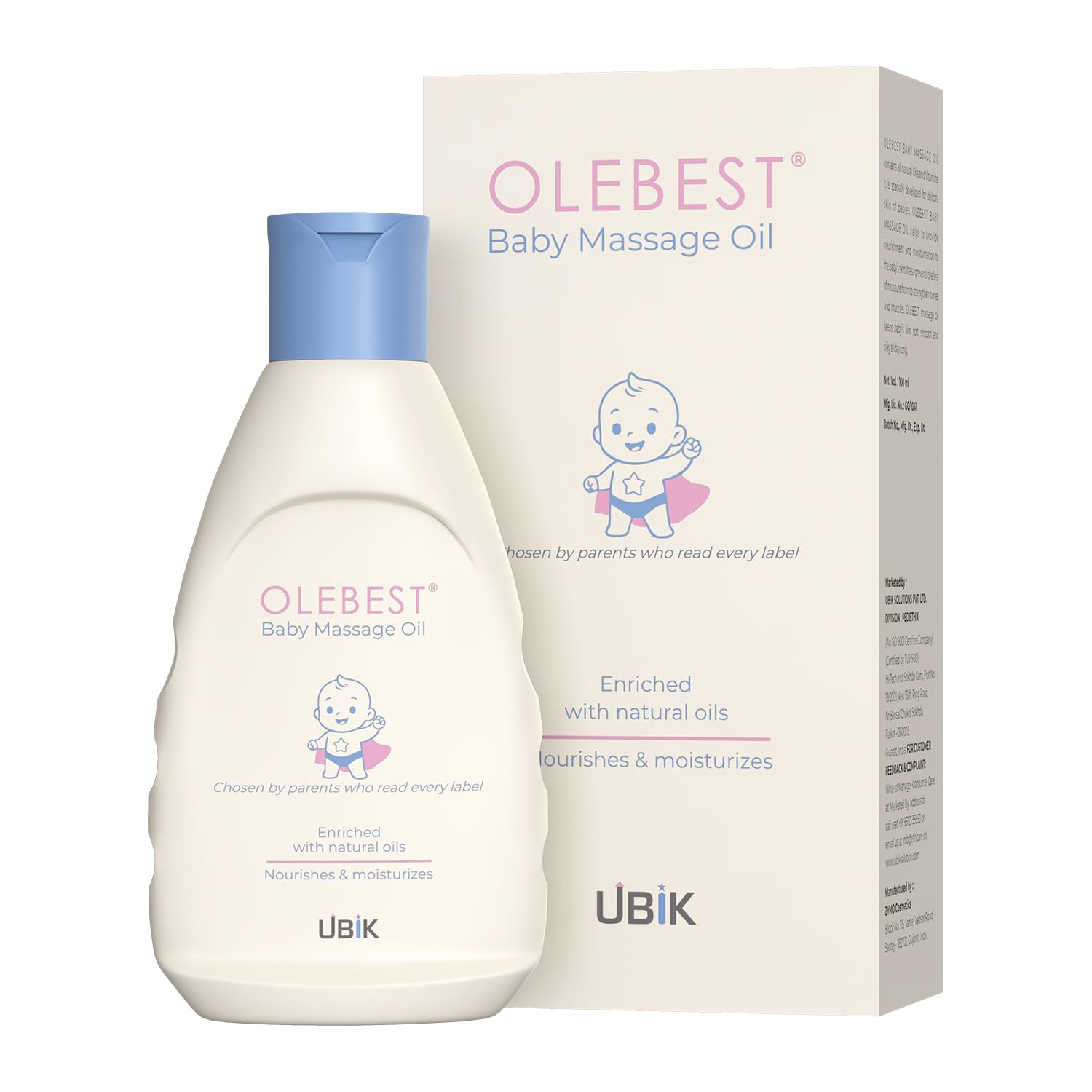 Olebest Baby massage Oil-Made with natural oils:100 ml : Pack of 1-picture-34