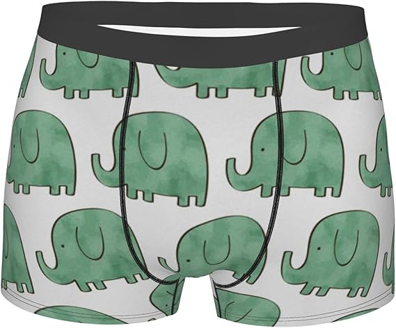 Amazon Co Jp Qiaoyub 象 かわいい ボクサーパンツ メンズ 下着 パンツ メンズ 下着 セット トランクス ボクサー ブリーフ 男性 メンズ下着 抗菌 除菌 清潔 防臭効果 接触冷感 吸水速乾 ファッション