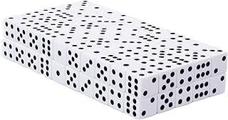 Sponsored Ad - Regal Games - 6-Sided Urea Game Dice Set - Standard 16mm Size - 100 Count - White - Perfect for Group Event...
