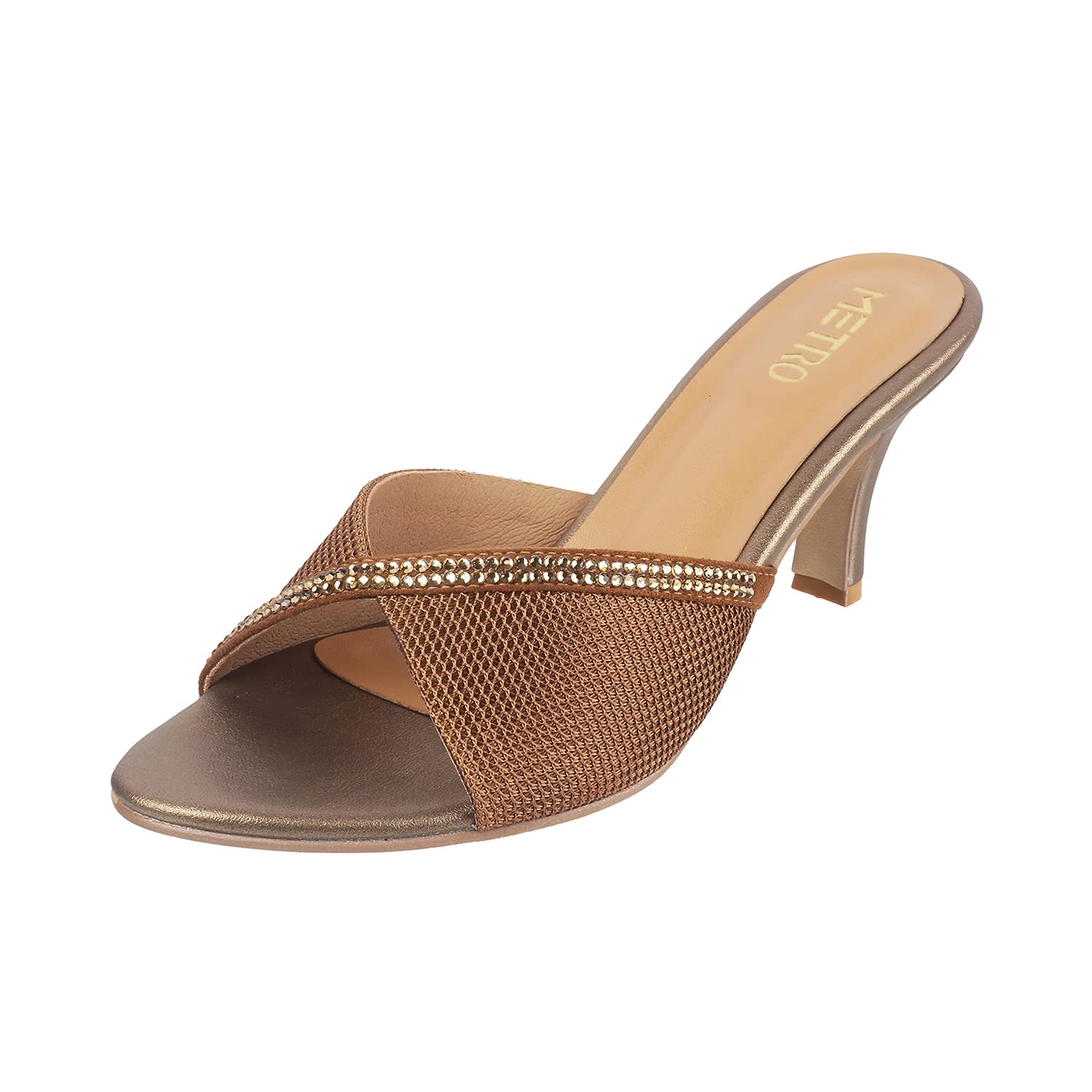 Metro Womens Synthetic Antic Gold Mules (Size (5 UK (38 EU)) (B09B2V65HV) Amazon Price History, Amazon Price Tracker