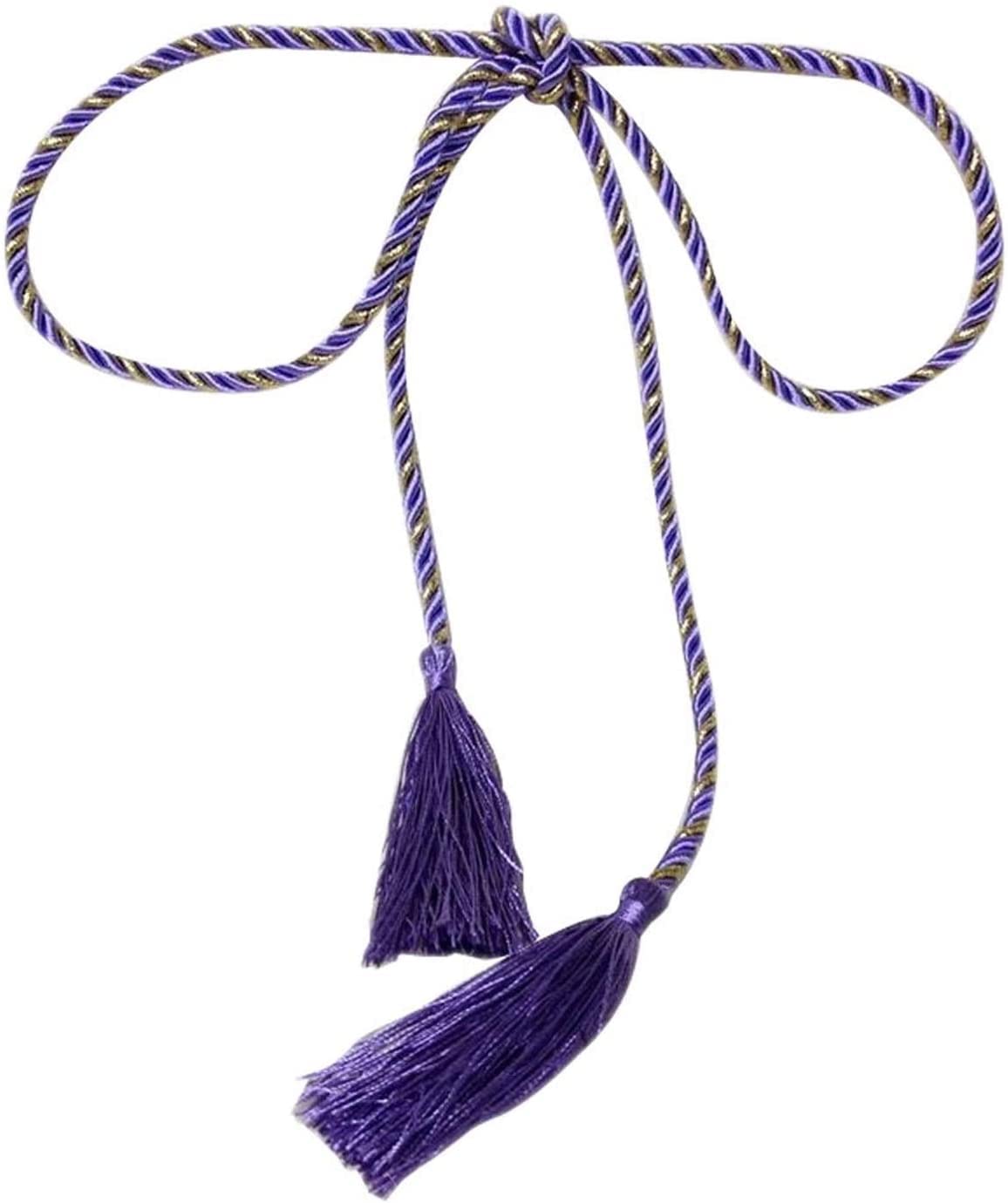 Cuerdas de Cortina de Borla Decorativa Morada SSDD y Accesorios Tiebacks Universales para Ventana