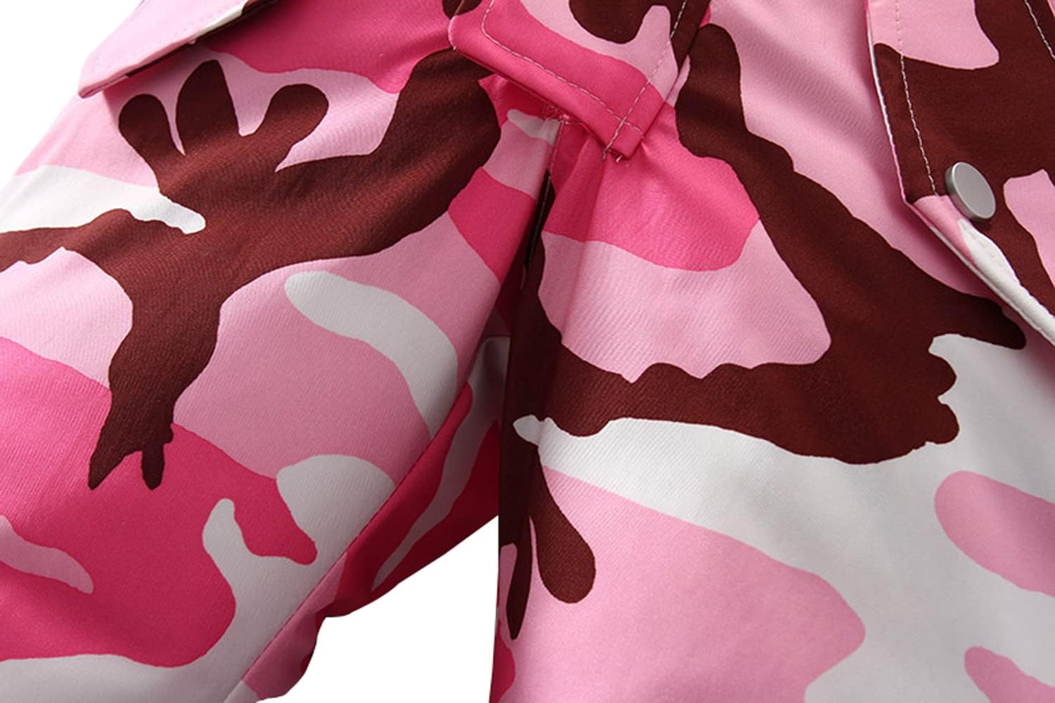 DINGDONG'S CLOSET Kid's Boy Girl Winter Camouflage Snowsuits Ski Suits Waterproof Snowboarding Jumpsuits