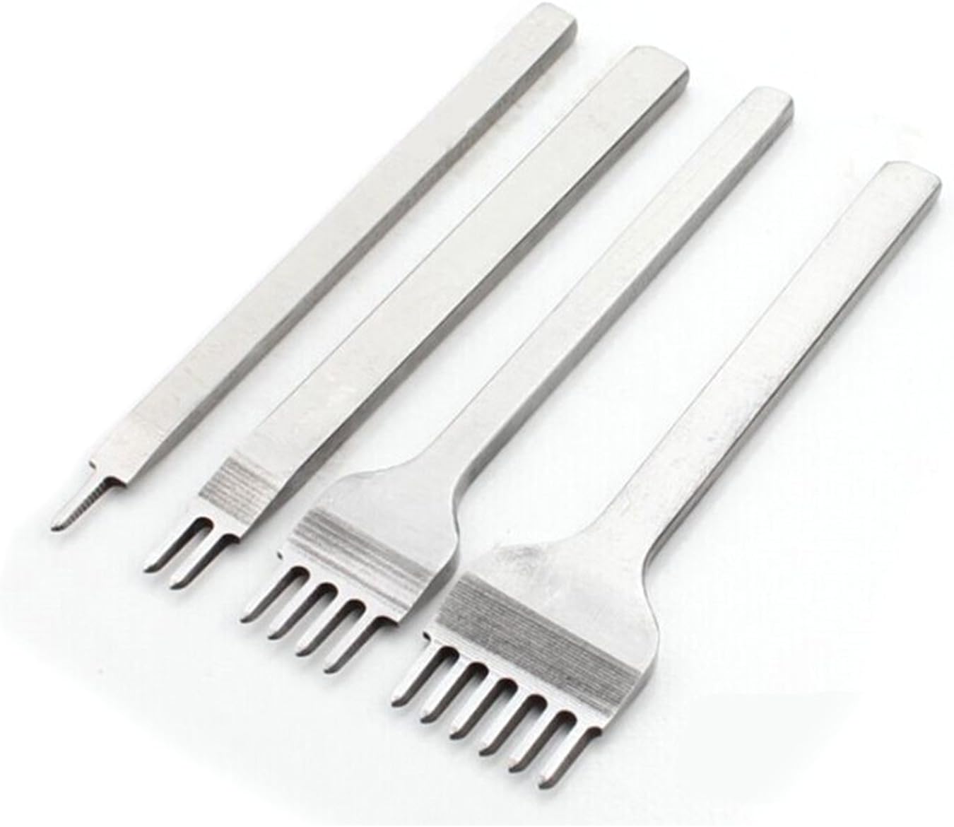 Leather Craft Tool Hole Punches 1+2+4+6 Prong Lacing Stitching Punch, Craft Kits (4mm) : Arts, Crafts & Sewing