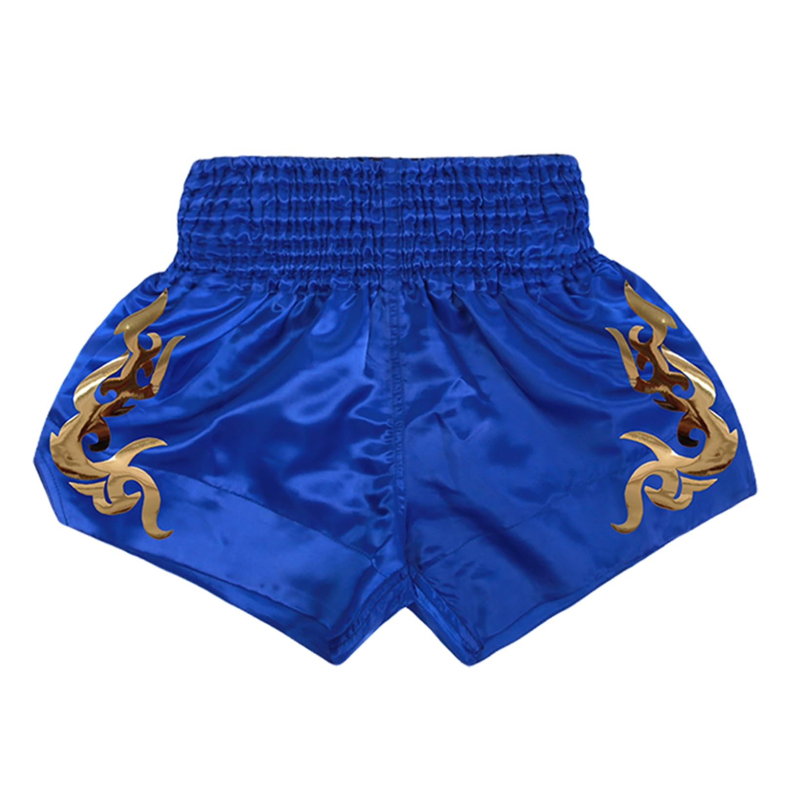 renvena Bambini Unisex Pantaloncini da Boxe per Arti Marziali MMA Pantalone Corto Sportivo Pantaloncini con Spacco Laterale per Muay Thai Kickboxing Fighting