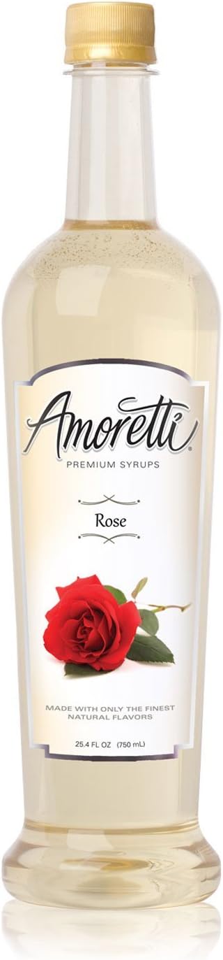 Amoretti Premium Syrup, Rose, 25.4 Ounce