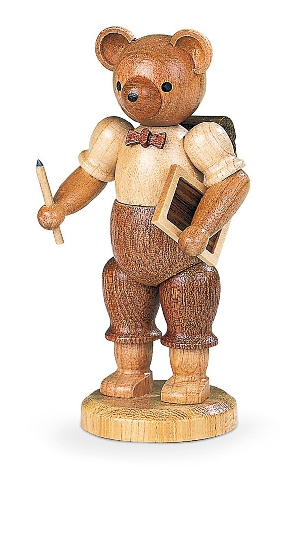 Soutiens l'écolier figurine en bois 10cm pour décoration de bureau