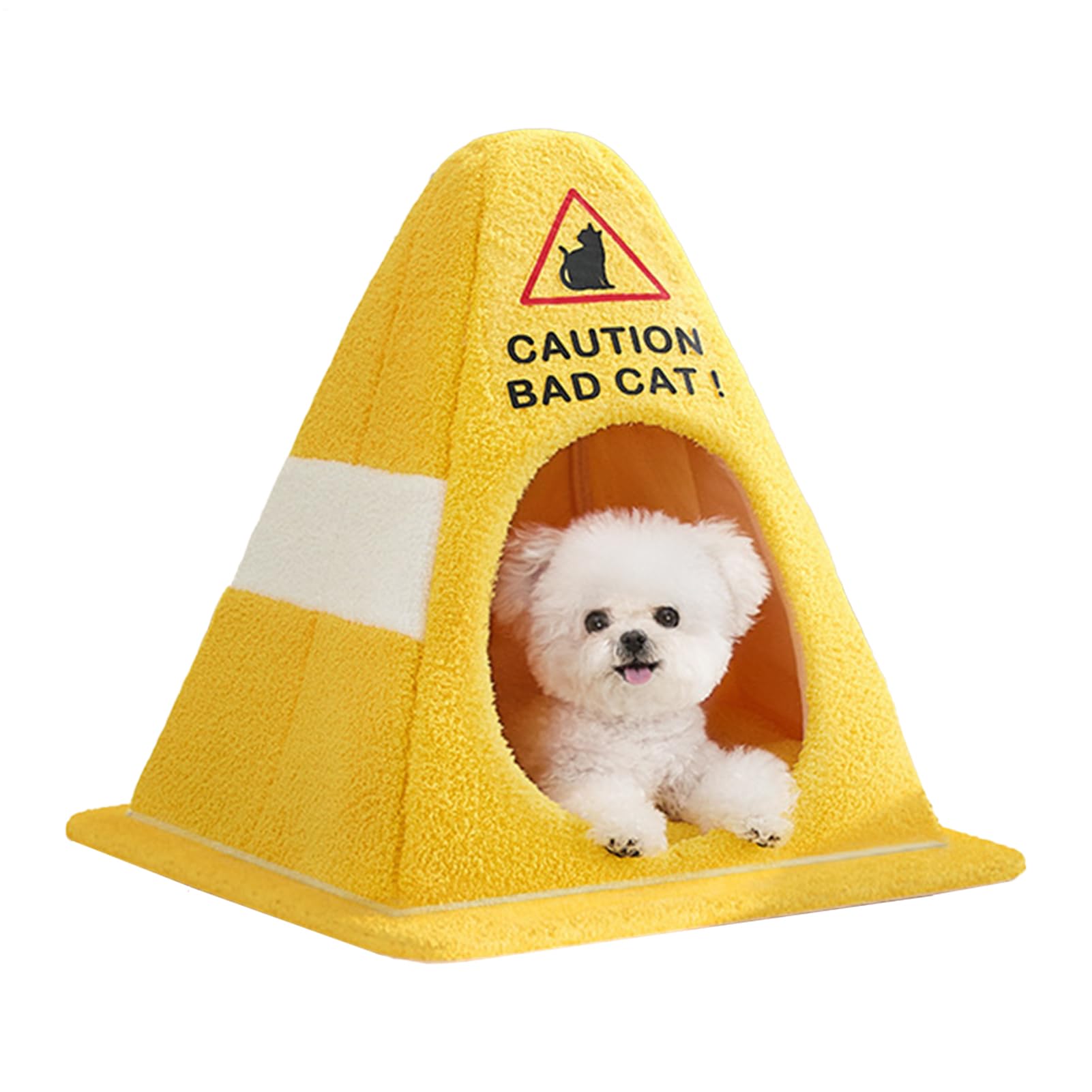 Tente en peluche douce pour chat avec fond antidérapant pour maison et salon