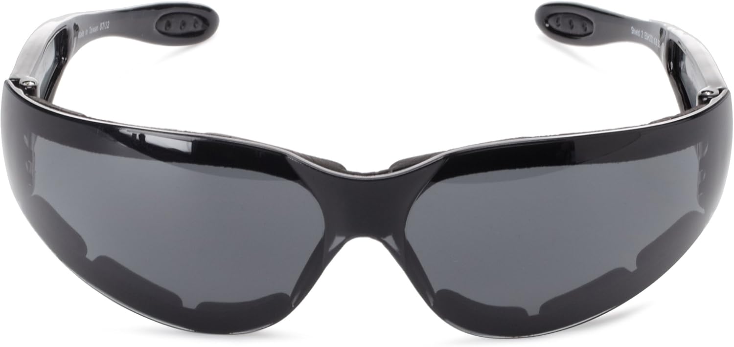 Bobster Shield 2 Sunglasses, Black Frame/Smoked Lens, One Size