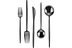 Black Silverware Set, the ideal Korean silverware sets for your dinner table